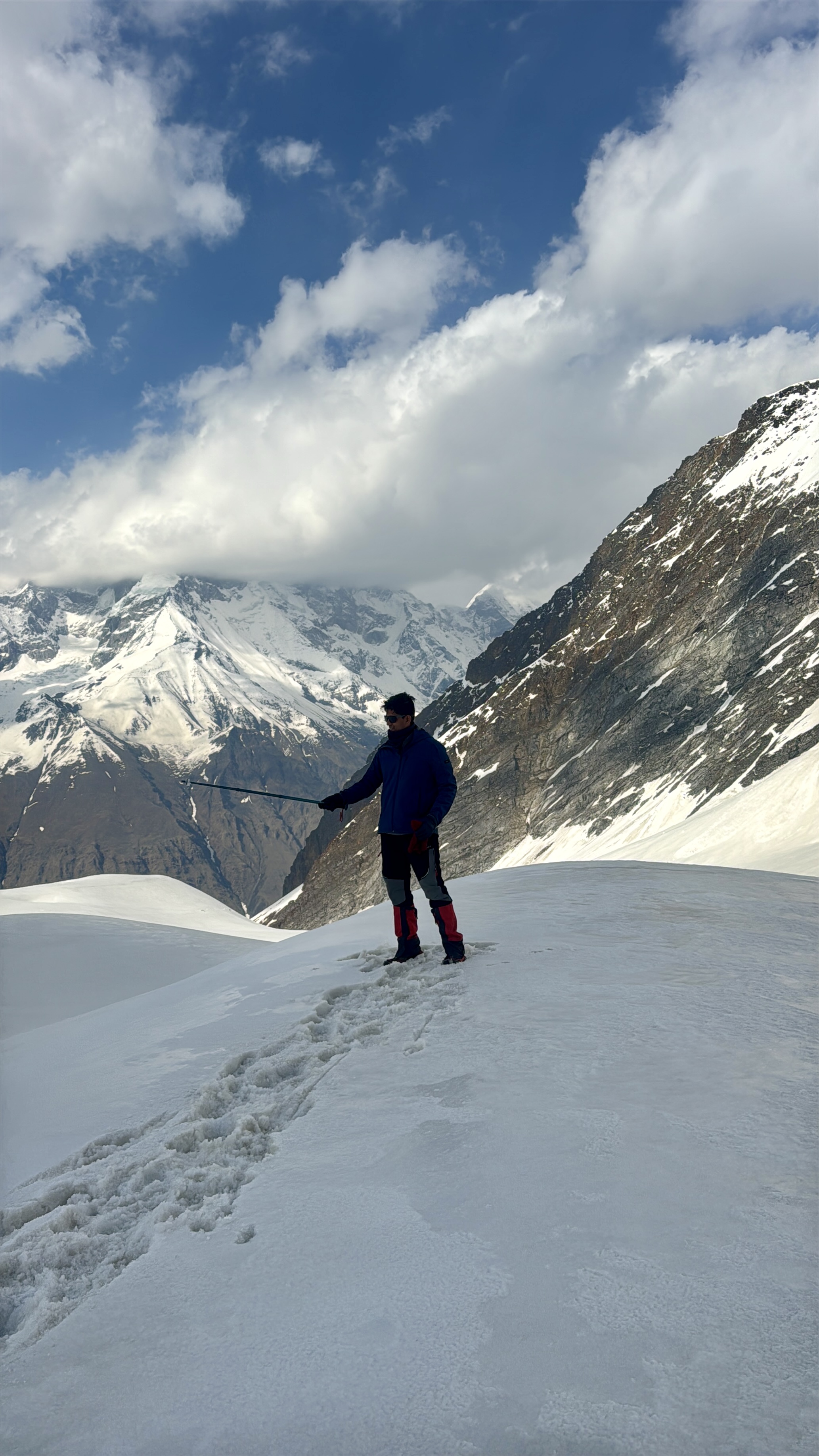 Shreekara Udupa on a Himalayan trek